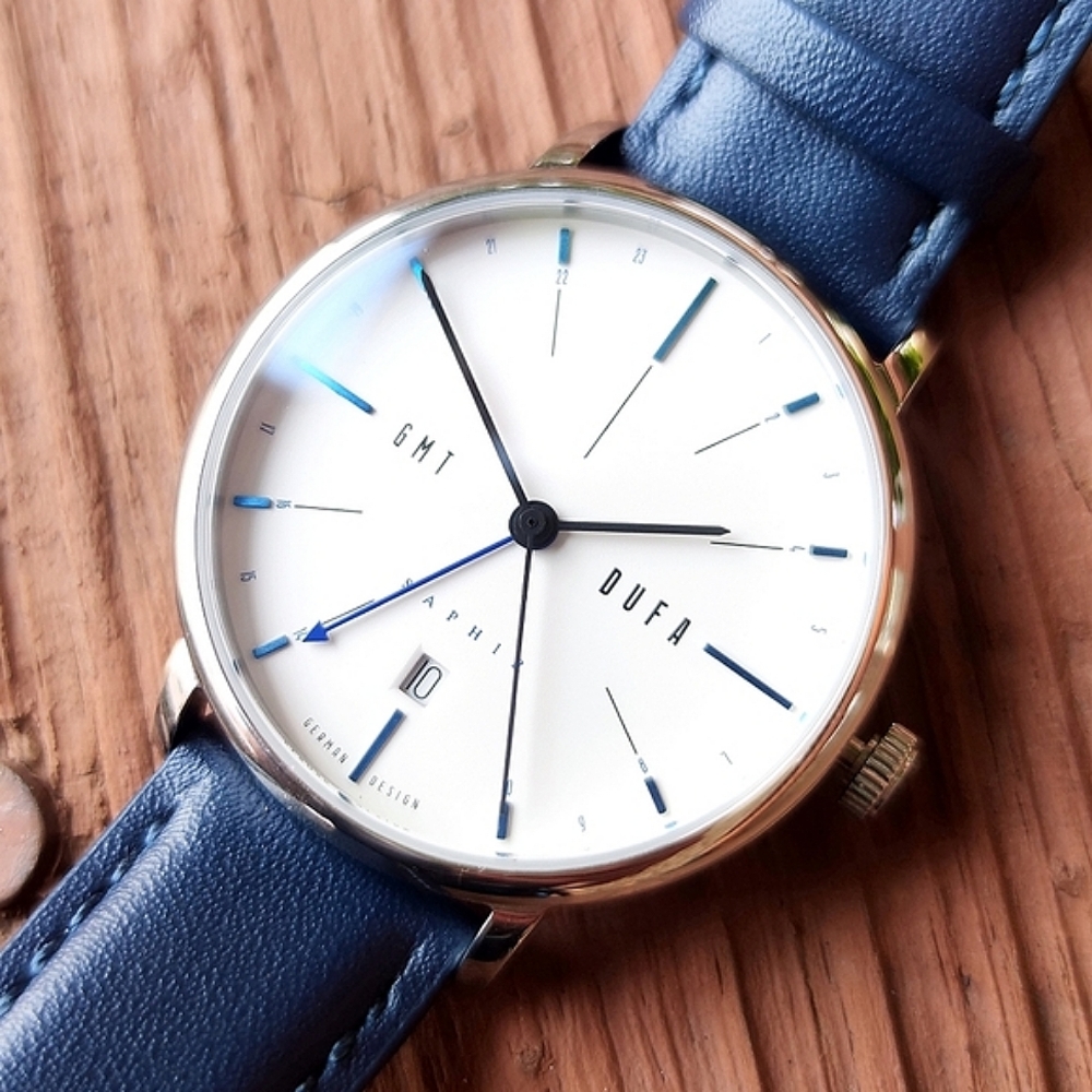 Dufa Saphir Gmt Quartz Watch With Date - image 1